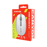 Canyon CM-10WG Wired Mouse Black White Grey