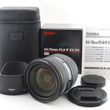 Sigma 24-70mm F2.8 IF EX DG HSM (Sony A)