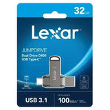 Lexar JumpDrive Dual Drive D400 USB 3.1 Type-C (32GB)