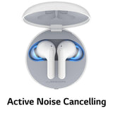 LG HBS-FN7 TONE Free Active Noise Cancelling Wireless Earbuds UV Nano Cleaning - White