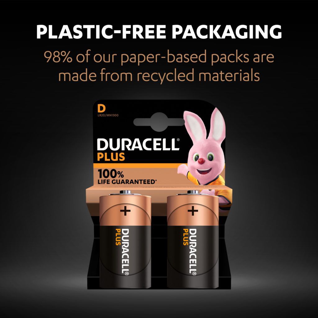 Duracell Mainline Plus D 2Pack