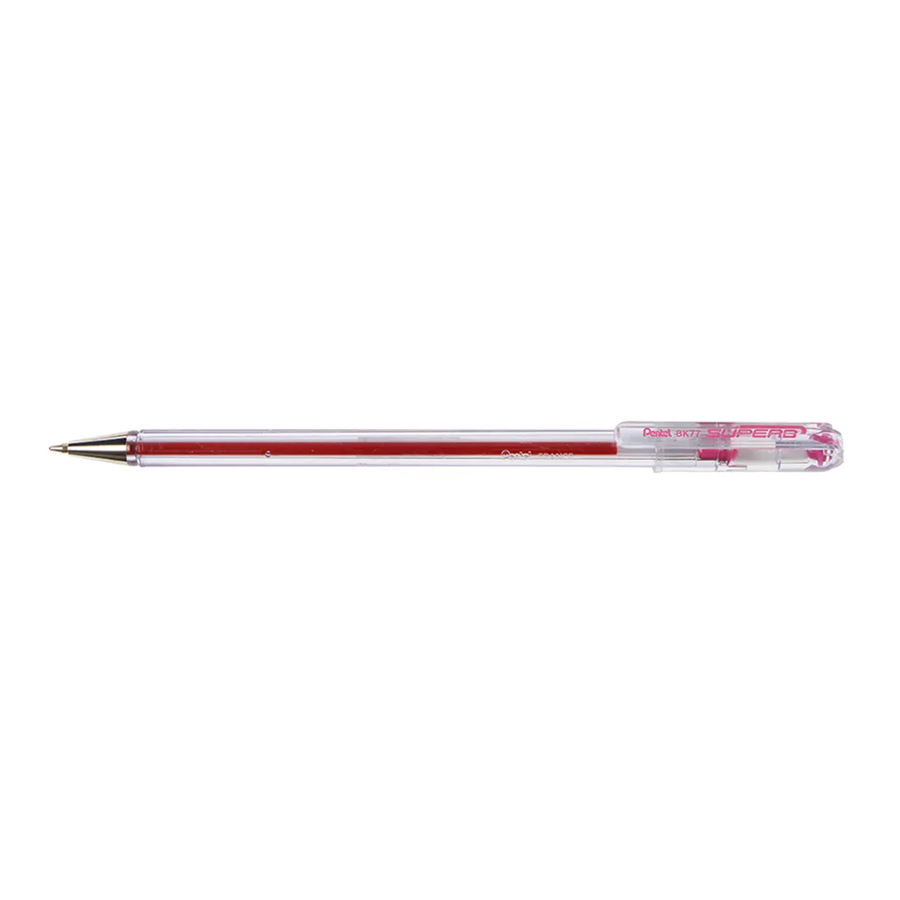 Pentel Superb BK77 Pen - Pink – New World