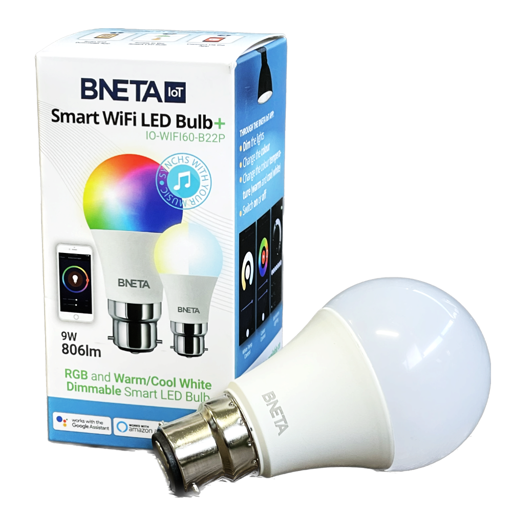 BNETA IoT Smart WiFi LED Bulb Plus – B22P