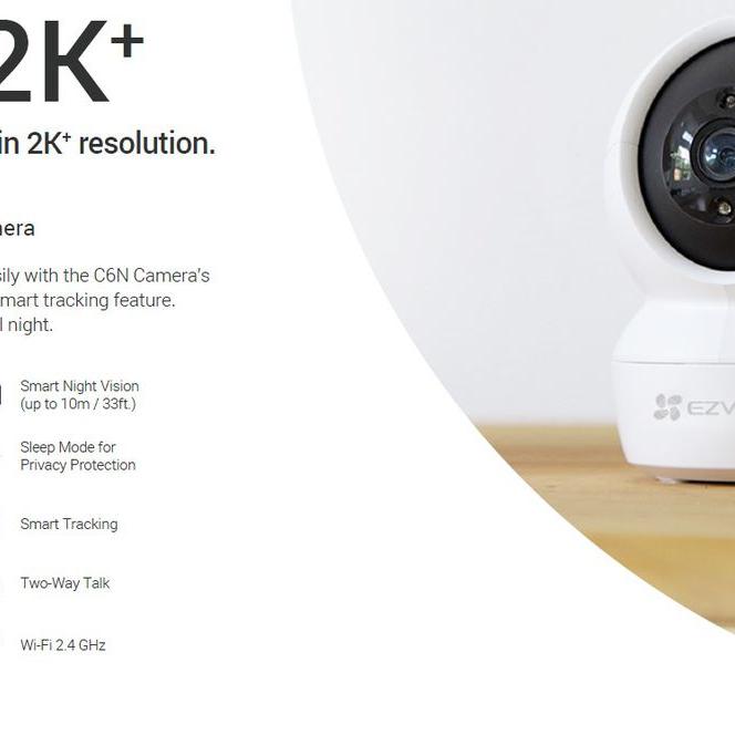 EZVIZ C6N 2k 4MP Pan Tilt Smart Home Camera – New World
