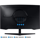 Samsung LS32CG552 Odyssey QHD  165Hz Gaming Monitor 32"