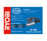 Ryobi Orbital Sander 180 W S-180