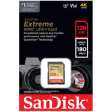 SanDisk Extreme 128GB UHS-I SDXC Memory Card (180MB/s)