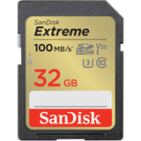 SanDisk Extreme 32GB UHS-I SDXC Memory Card (100MB/s)