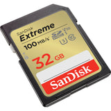 SanDisk Extreme 32GB UHS-I SDXC Memory Card (100MB/s)