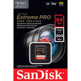 SanDisk Extreme Pro  SDXC 64GB - 200Mb/s