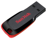 SanDisk Cruzer Blade 64GB USB 2.0 Type-A USB Flash Drive