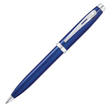 Sheaffer 100 Ballpoint Pen Blue Lacquer Chrome Trim - E2933951