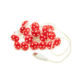Kikkerland 20 Mushroom Led String Lights - 3 meters