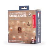 Kikkerland 20 Mushroom Led String Lights - 3 meters
