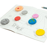 Kikkerland Solar System Erasers