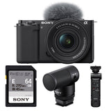 Sony Alpha ZV-E10 Mirrorless Camera with 16-50mm Lens Creator Kit