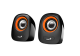 Genius USB Wired 3.5mm Desktop Speakers Orange - SP-Q160