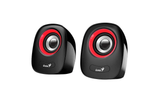 Genius USB Wired 3.5mm Desktop Speakers Red - SP-Q160