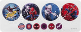 Volkano Spiderman Auxiliary Headphones + Stickers -  MV-10903-SM