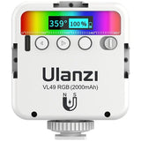 Ulanzi VL49 RGB Rechargeable Mini LED Video Light White