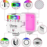 Ulanzi VL49 RGB Rechargeable Mini LED Video Light White