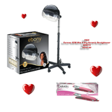 Carmen 5141 Ebony Pro-Salon Stand Dryer 1300W Black + Free Carmen 1238 Wet N Dry Ceramic Straightener