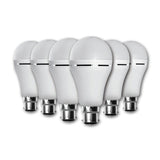 Elecstor B22 7W 1200mah Rechargeable LED Bulb 6-pack - Cool White