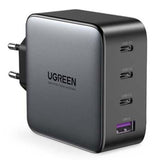 UGreen 4 Port GAN 100W PD Wall Charger Black - UG-40747