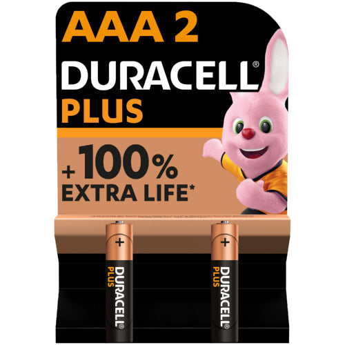 Duracell Mainline Plus AAA 2Pack