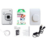 Fujifilm Instax Mini LiPlay Hybrid Instant Camera Stone White Kit