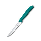 Victorinox V6.7234.C1 Steak Knife Serrated Pointed 11cm - Kale Green