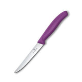 Victorinox V6.7235.C1 Steak Knife Serrated Pointed 11cm - Purple