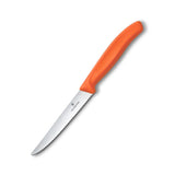 Victorinox V6.7239.C1 Steak Knife Serrated Pointed 11cm - Orange