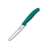 Victorinox V6.7834.C1 Tomato and Table Knife 11cm - Kale Green