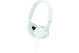 Sony MDR-ZX110/WCE Foldable Wired Headphones - White