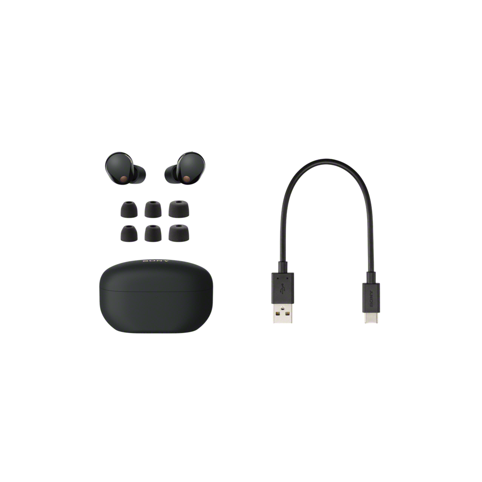Sony WF-1000XM5 Wireless Noise Cancelling Earphones Black – New World Sony WF-1000XM5 Wireless Noise Cancelling Earphones Black – New World