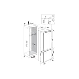 Whirlpool WH SP70 ZA T121 Integrated Built In Fridge/Freezer