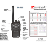 Zartek Two-Way Radio ZA-725