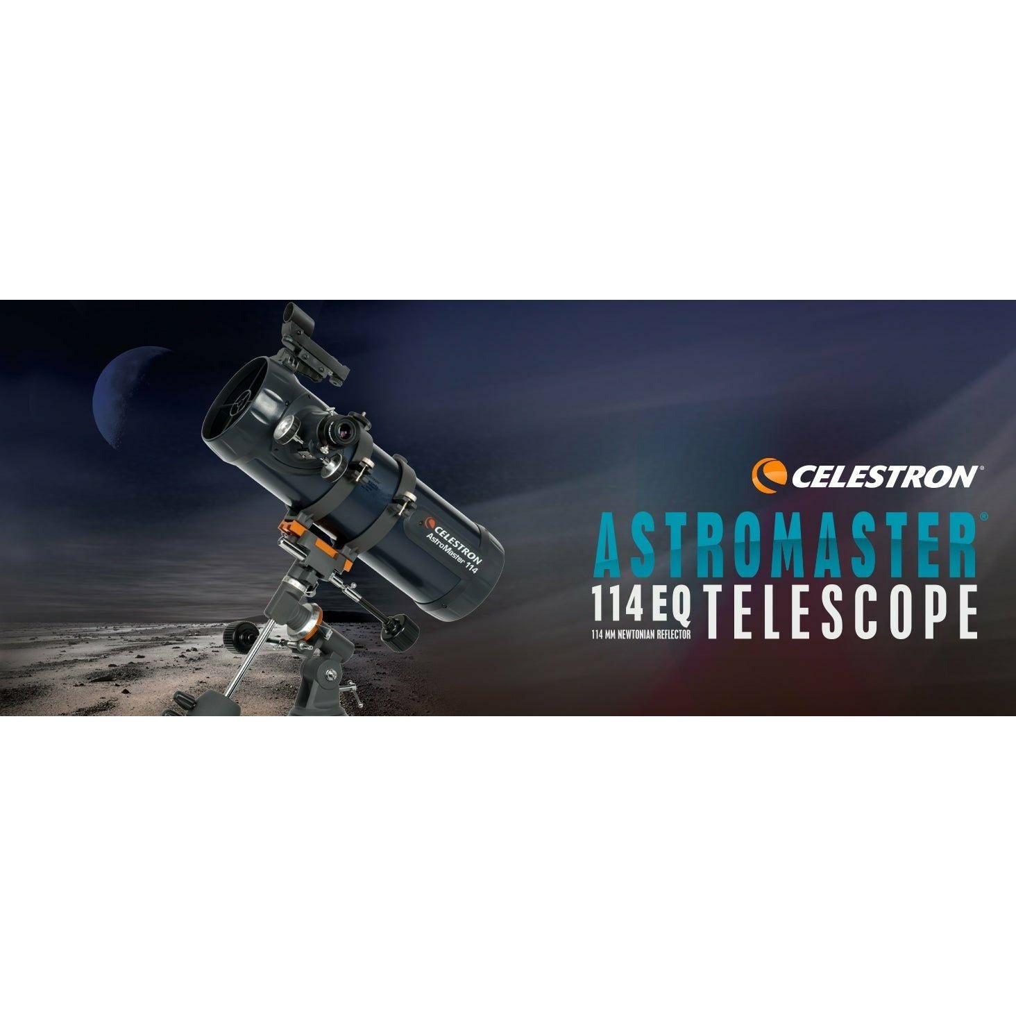  Celestron - AstroMaster 114EQ Newtonian Telescope