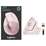 Logitech Lift Vertical Ergonomic Mouse - Rose
