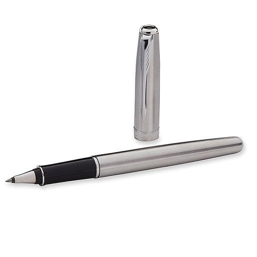 Parker Sonnet Rollerball Pen, Stainless Steel with Chrome Trim