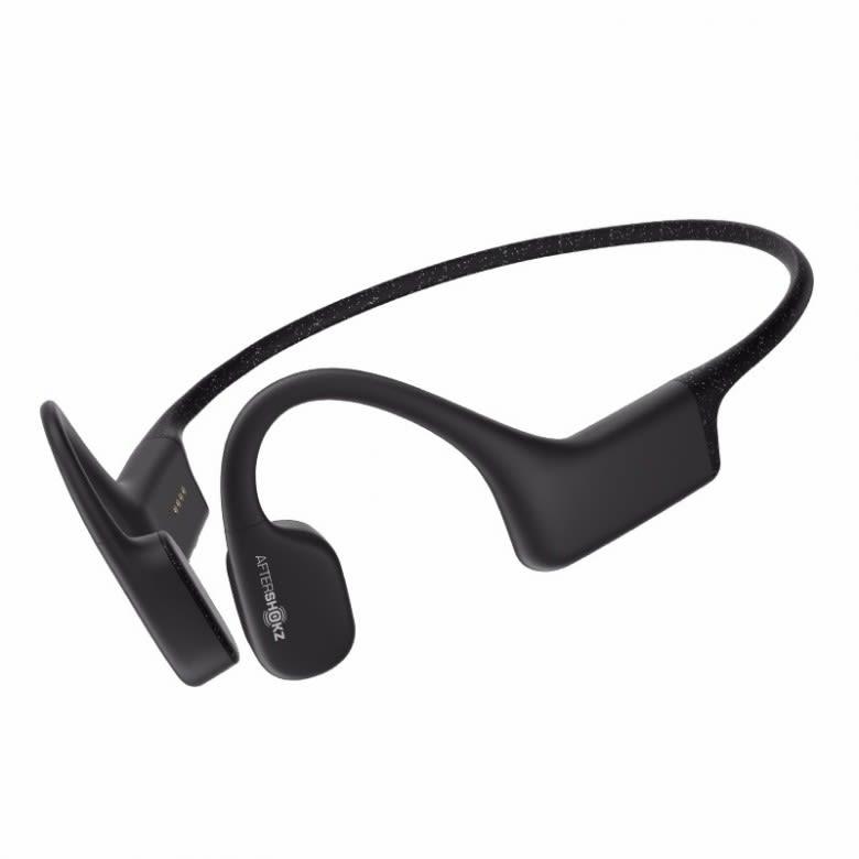 Shokz OpenSwim Bone Conduction Open-Ear MP3 Swimming Headphones (Formerly  Xtrainerz), Black (Not Bluetooth compatible) 