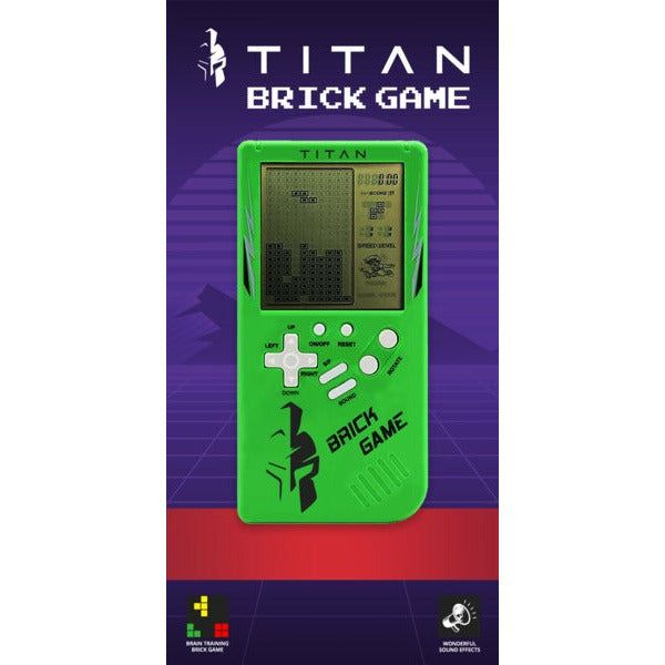 TITAN PORTABLE BRICK GAME  - GREEN