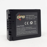 GPB CGA-S002 Rechargeable Digital Camera Battery for Panasonic