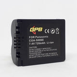 GPB CGA-S006E Rechargeable Digital Camera Battery for Panasonic