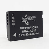 GPB DMW-BCG10 Rechargeable Digital Camera Battery for Panasonic