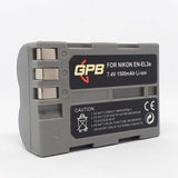 GPB EN-EL3e Rechargeable Digital Camera Battery for Nikon