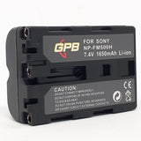 GPB NP-FM500h Rechargeable Digital Camera Battery for Sony
