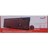 GENIUS Wired USB Multimedia Keyboard - Slimstar 260