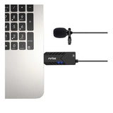 Fifine USB Lavalier Lapel Microphone with Sound Card - K053
